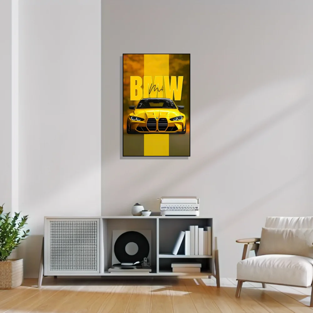 Djane Studio Acrylic Wall Frame | Premium Acrylic Car Wall Frame for Living Room, Bedroom, Office & Gaming Room | Modern Home Décor | Pack of 1 | Size 12x8 Inch